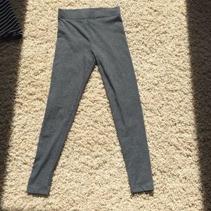 Soft grey thin spring leggings
